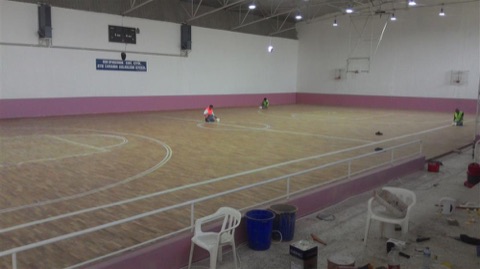 Çiğli 2. Ana Jet Üs Lojmanları Basketbol Saha Çizgileri