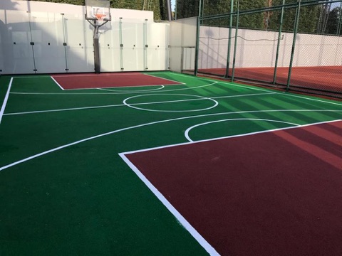 Hiddenbay Dökme EPDM Kauçuk Zemin Kaplama İşleri Tamamlandı