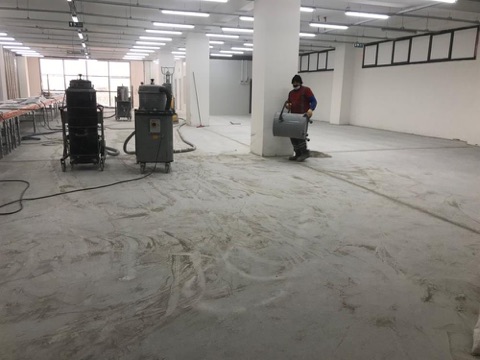 İstanbul Ecza Deposu Beton Parlatma ve Cila İşlemi Tamamlandı