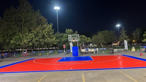 Sakarya Belediyesi 3x3 Street Ball Modüler Zemin ve Seyyar Pota Kurulumu
