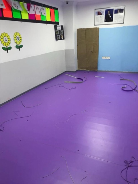 Toprak Ana Okulları Uni PVC Zemin Kaplamaları ve SBR Karo Kauçuk Uygulamaları Tamamlandı