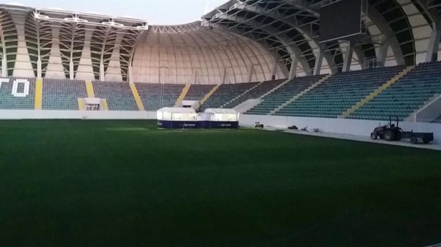 Akhisar Arena da Yükseltilmiş Döşeme Uygulamaları