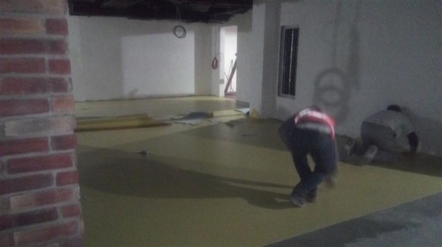 Lionel Hotel Zemin kaplama Çalışmaları
