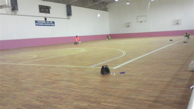 Basketbol sahası çizimi