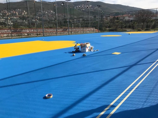 Akrilik Basketbol Saha Zemin Kaplamaları