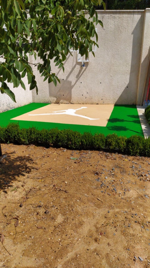 Dökme Epdm Kauçuk Zemin Kaplamalarda Logo Çalışması
