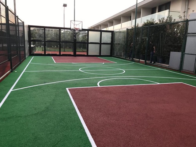 Hiddenbay Dökme EPDM Kauçuk Zemin Kaplama İşleri Tamamlandı