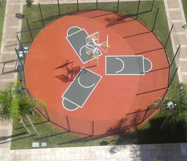 Akrilik Basketbol Saha Zemini