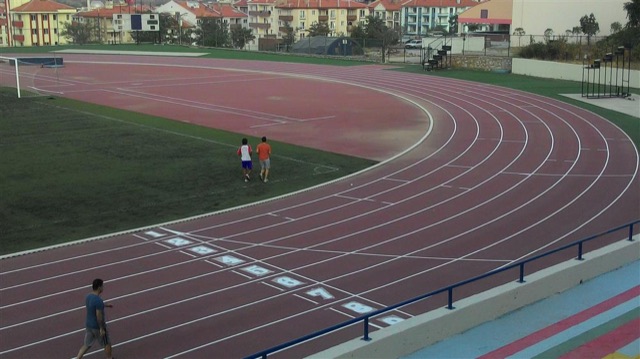 Atletizm Pisti Saha Çizgileri sonrası