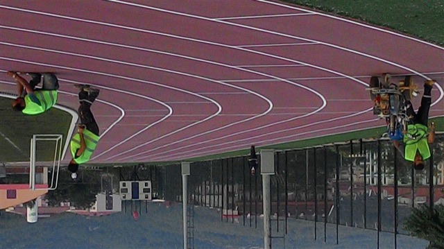 Atletizm Pisti Saha Çizgileri