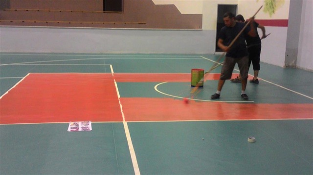 Spor saha Pvc Zemin Kaplamaları