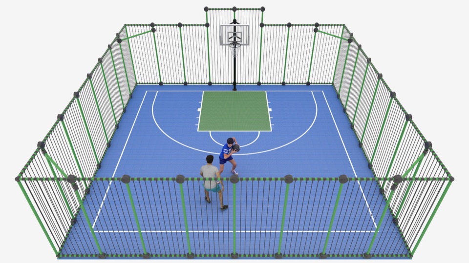 Tenis Kortu Çevre Çit Sistemi