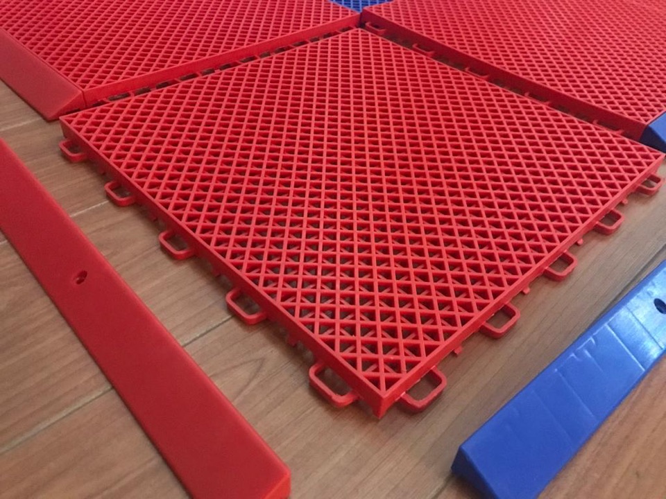 Modüler Plastik 3 x 3 Spor Saha Zemin Kaplamaları